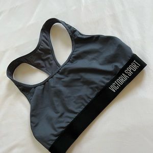 Victoria secret sports bra in color gray